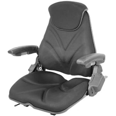 Aftermarket F20 Series Black Cloth Seat SEQ90-0163